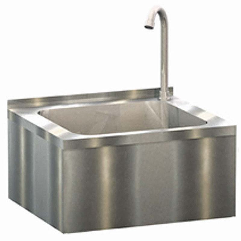 Waschbecken aus Edelstahl