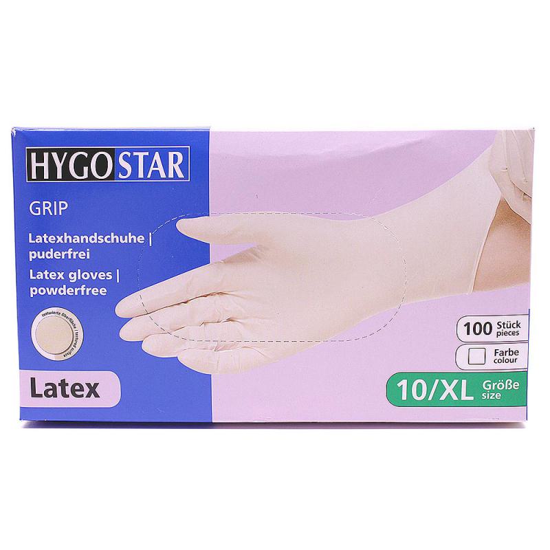 Puderfreie Latex Handschuhe Gr. XL 100 St.