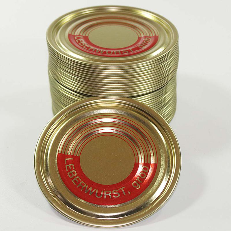 Falzdeckel Leberwurst grob