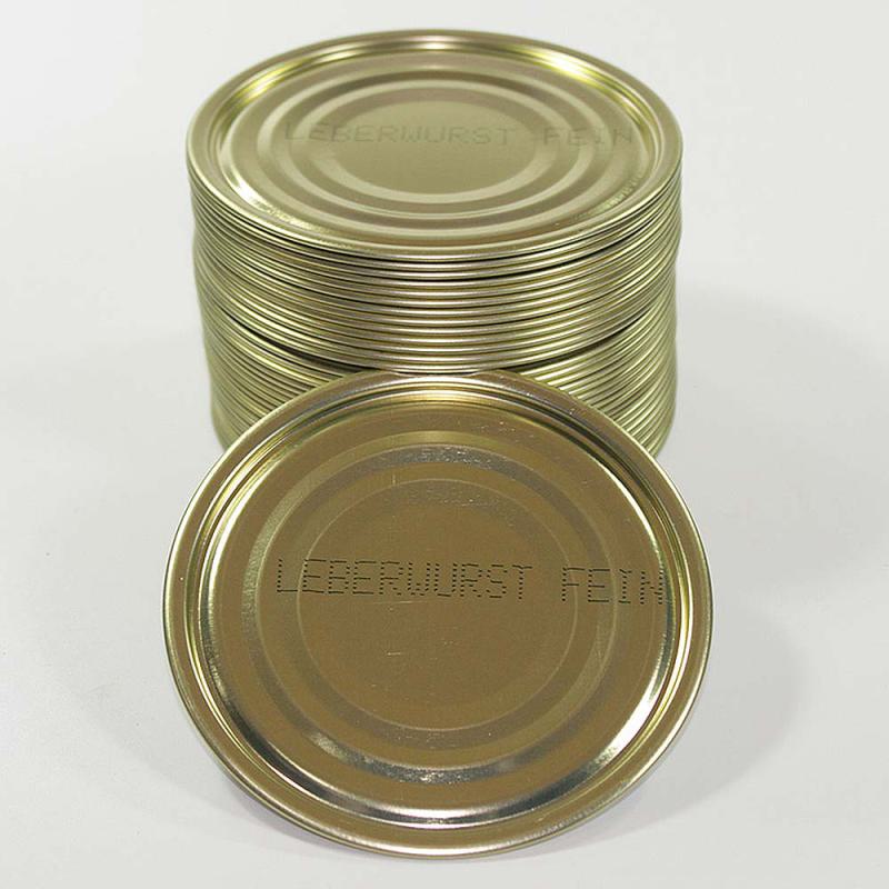 Falzdeckel Leberwurst fein