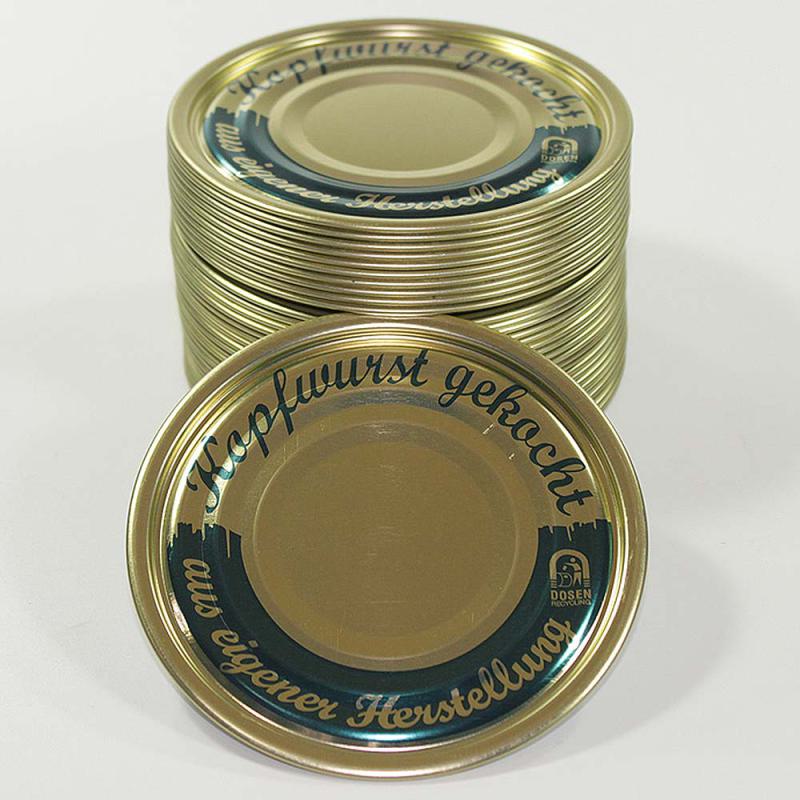 Falzdeckel Kopfwurst