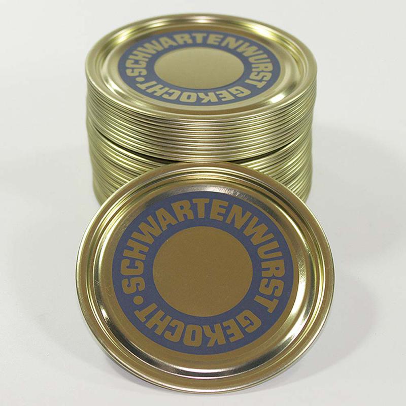 Falzdeckel Schwartenwurst