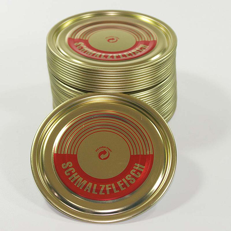 Falzdeckel Schmalzfleisch