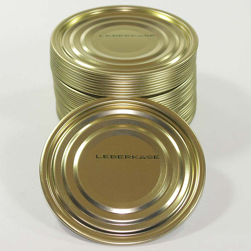 Falzdeckel Leberkäse