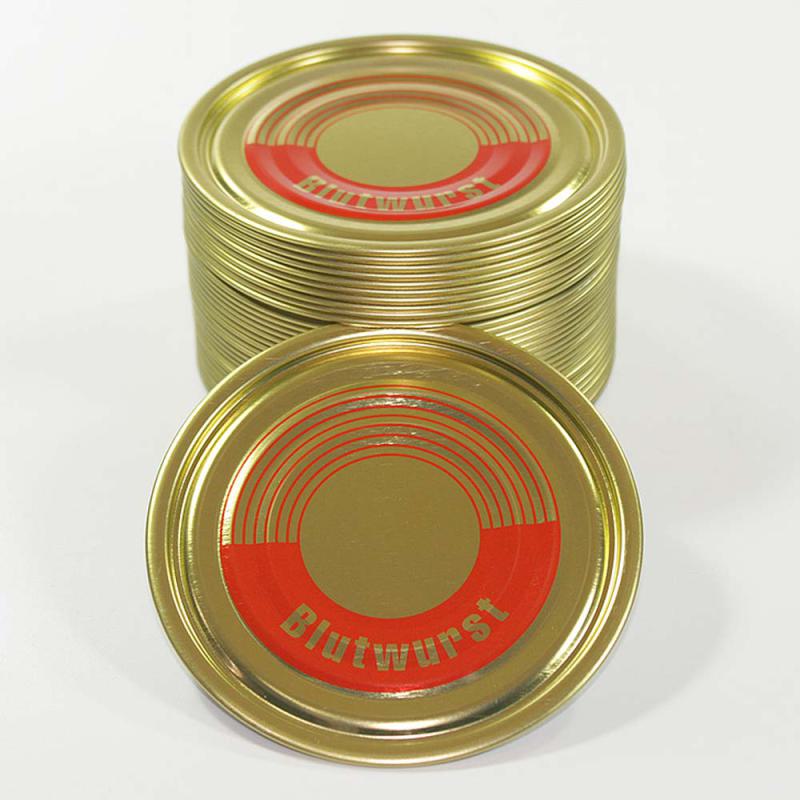 Falzdeckel Blutwurst