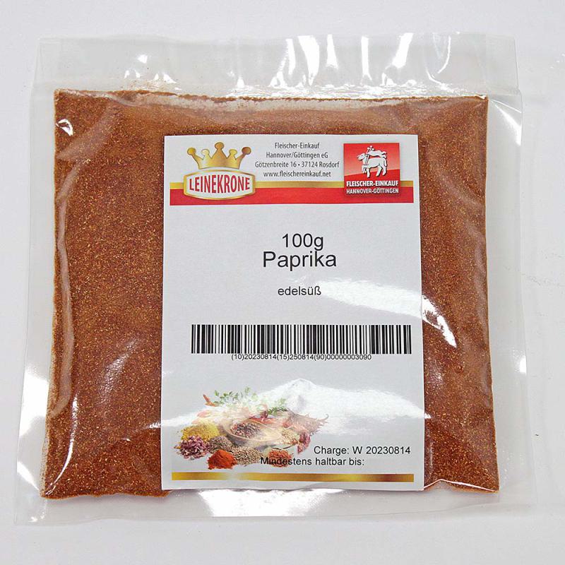 Paprika edelsüss verpackt 100 g
