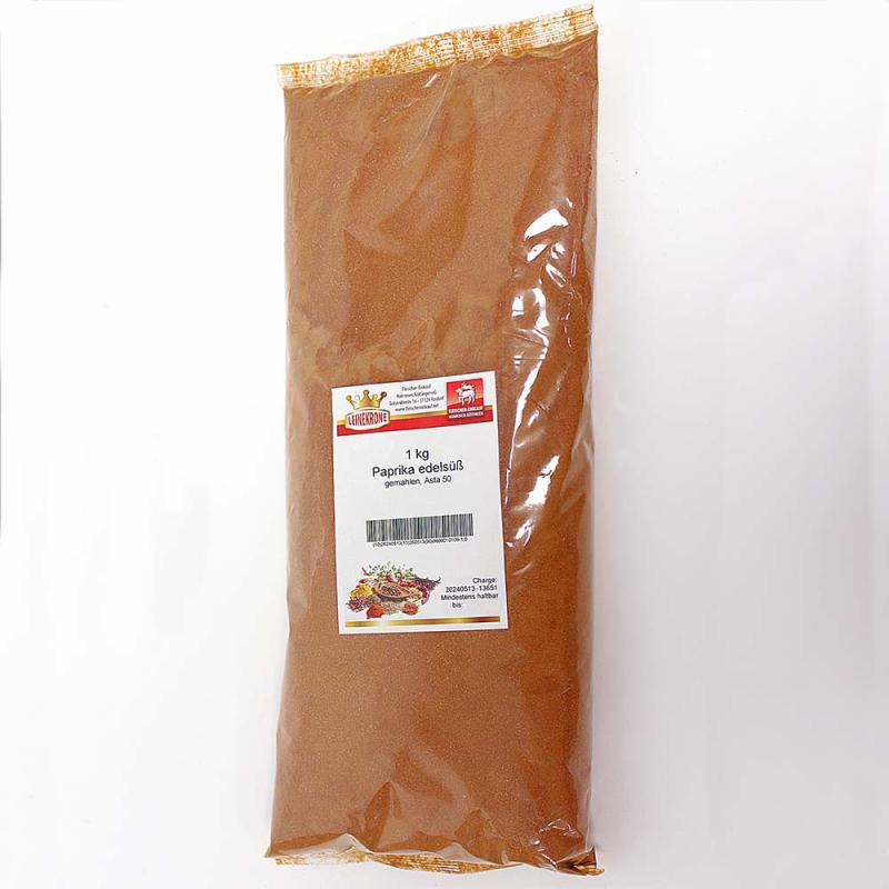 Paprika edelsüss verpackt 1 kg