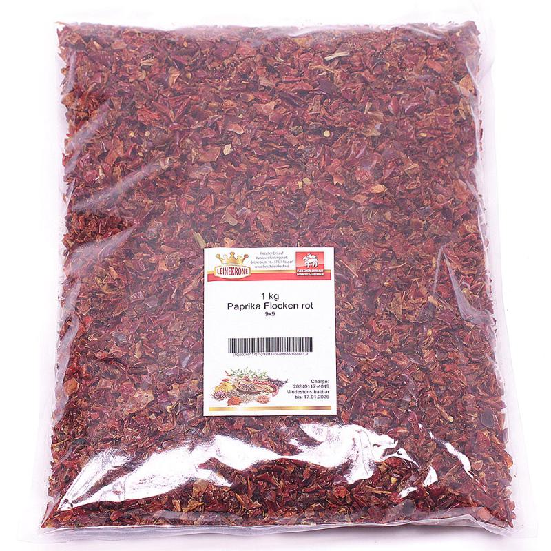 Paprikaflocken rot