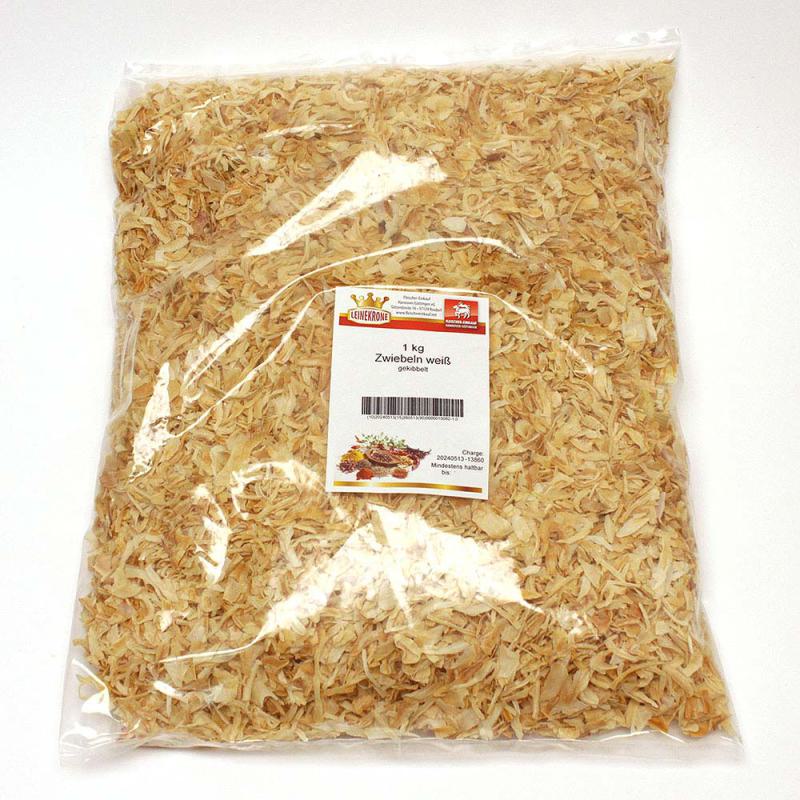 Zwiebeln gekibbelt verpackt