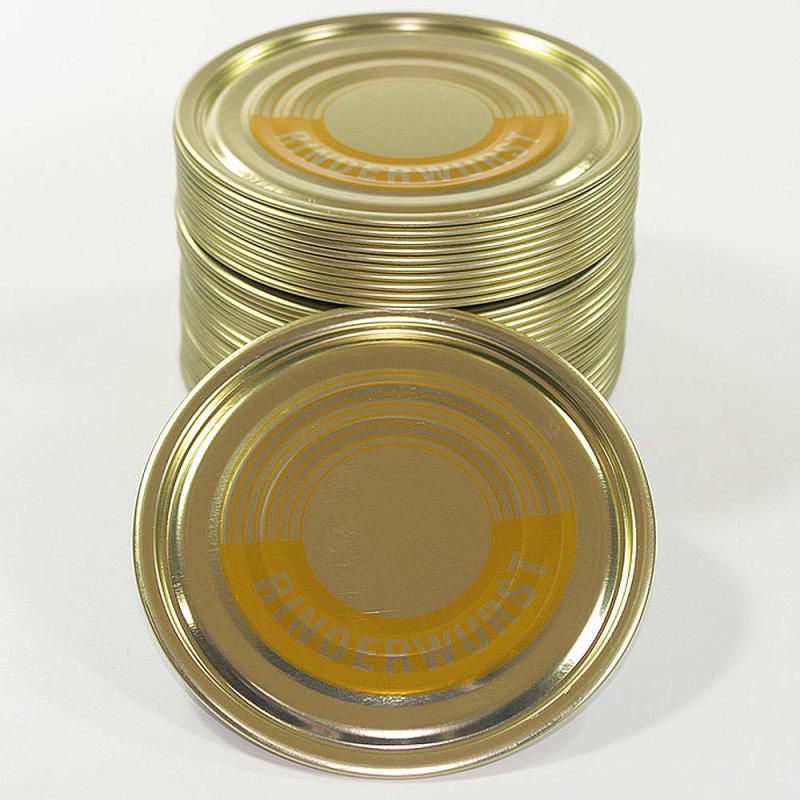 Falzdeckel Rinderwurst