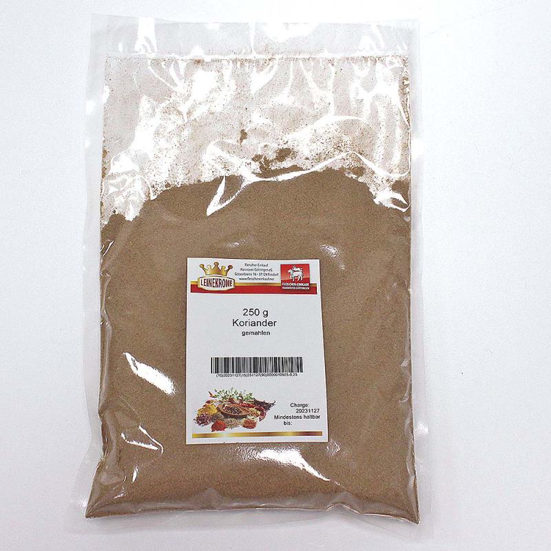Koriander verpackt 250 g